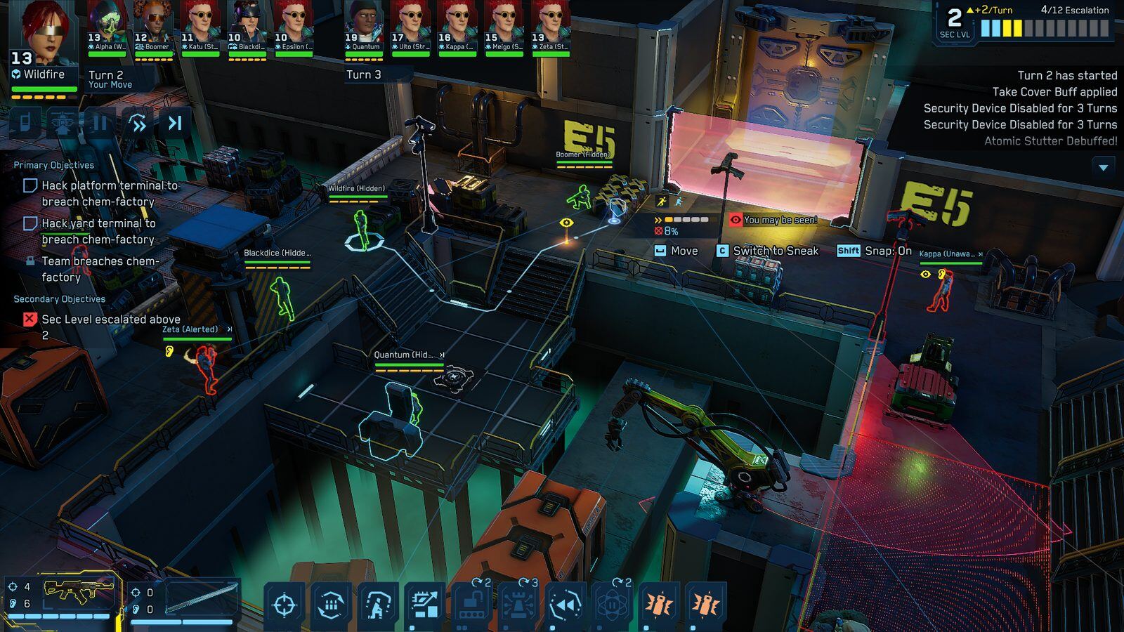 Infiltration and stealth takedown in Cyber Knights: Flashpoint